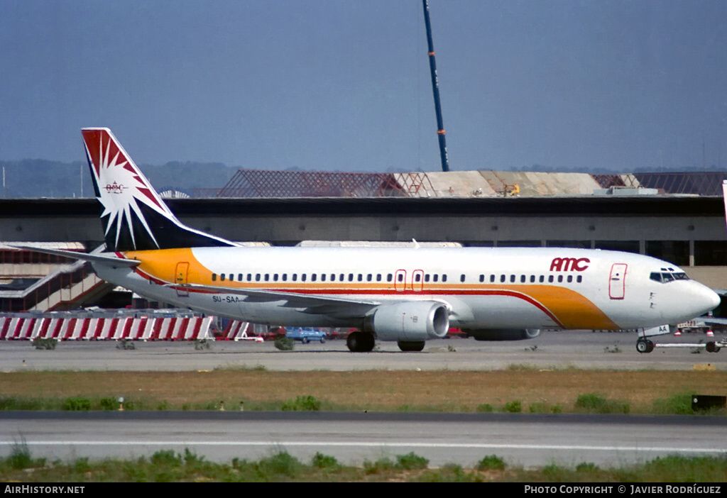 Aircraft Photo of SU-SAA | Boeing 737-46B | AMC Airlines | AirHistory.net #637849