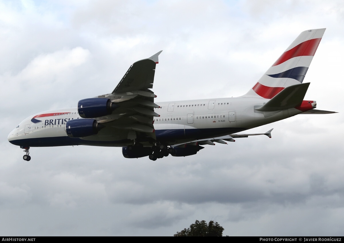 Aircraft Photo of G-XLEI | Airbus A380-841 | British Airways | AirHistory.net #637881