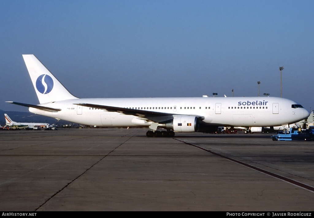 Aircraft Photo of OO-STF | Boeing 767-328/ER | Sobelair | AirHistory.net #637919