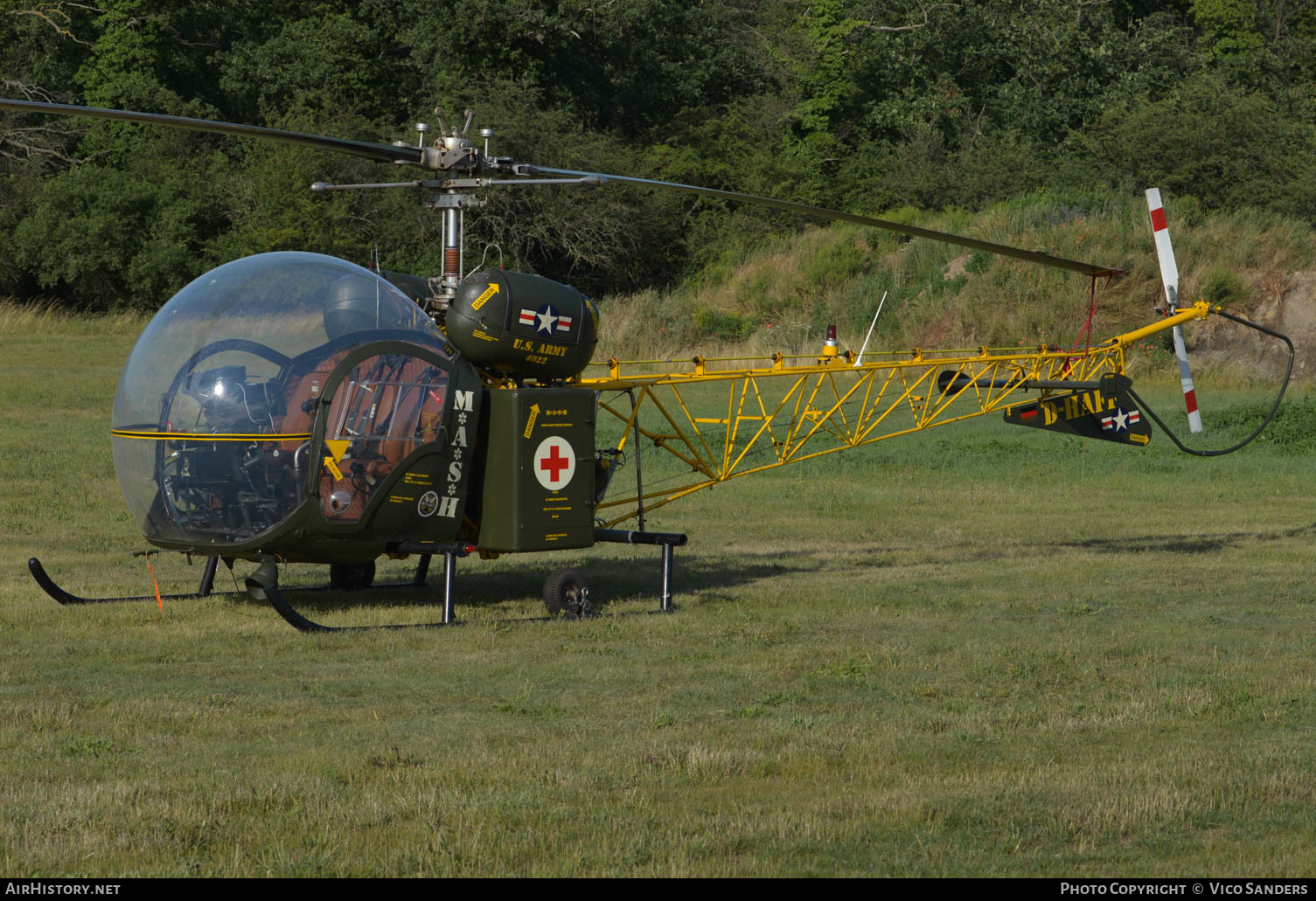 Aircraft Photo of D-HAFF | Westland-Bell 47G-3B-1 | AirHistory.net #637939