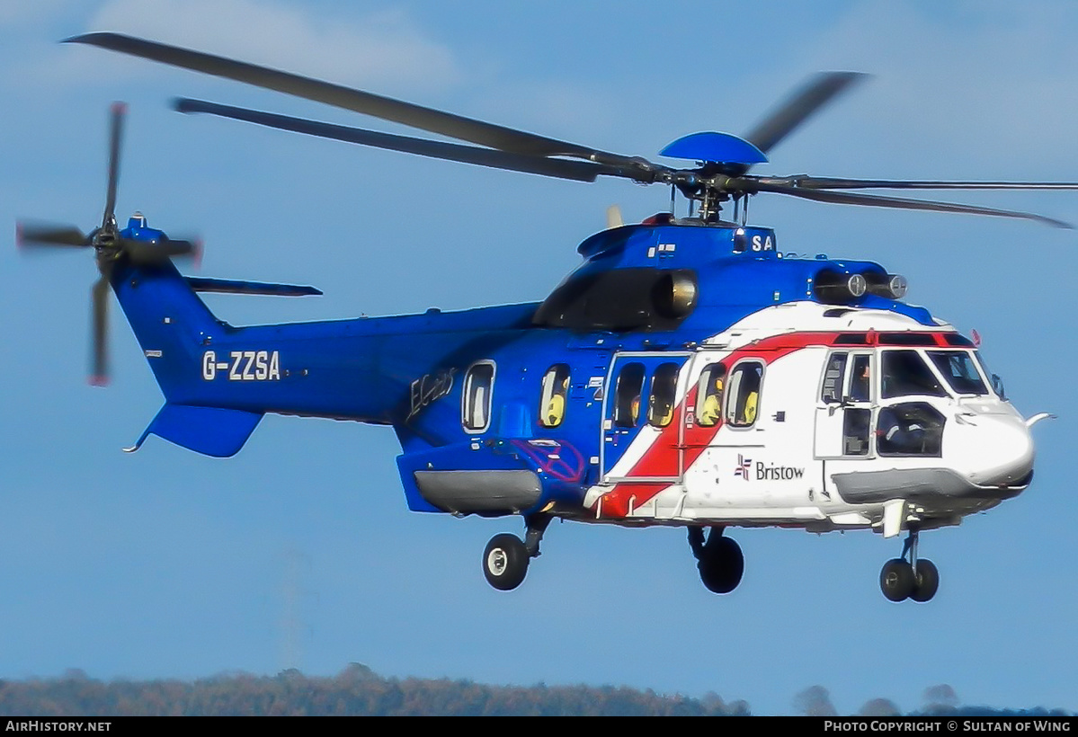 Aircraft Photo of G-ZZSA | Eurocopter EC-225LP Super Puma Mk2+ | Bristow Helicopters | AirHistory.net #637944