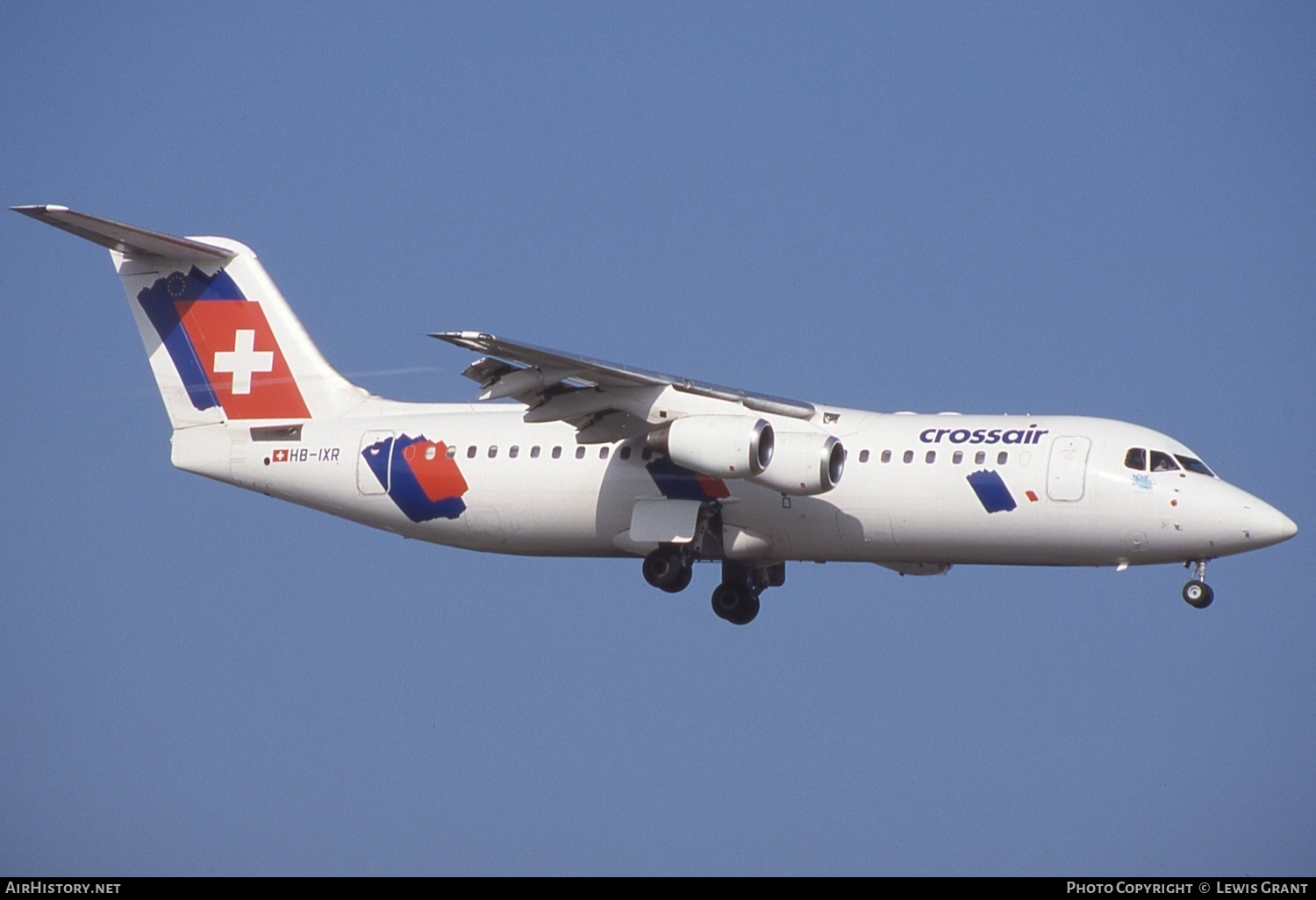 Aircraft Photo of HB-IXR | British Aerospace Avro 146-RJ100 | Crossair | AirHistory.net #637948