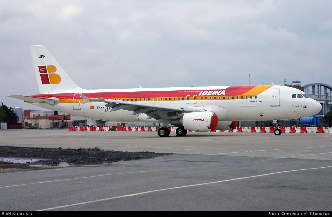 Aircraft Photo of F-WWBE | Airbus A320-214 | Iberia | AirHistory.net #637986