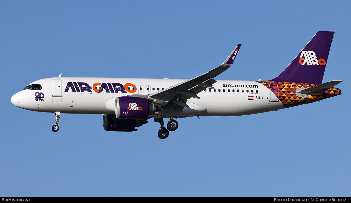 Aircraft Photo of SU-BUT | Airbus A320-251N | Air Cairo | AirHistory.net #638000