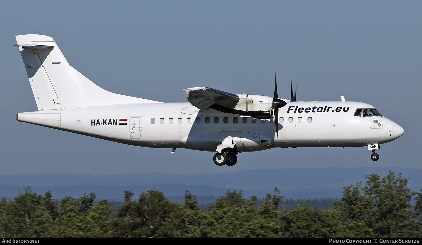 Aircraft Photo of HA-KAN | ATR ATR-42-320F | Fleet Air | AirHistory.net #638001