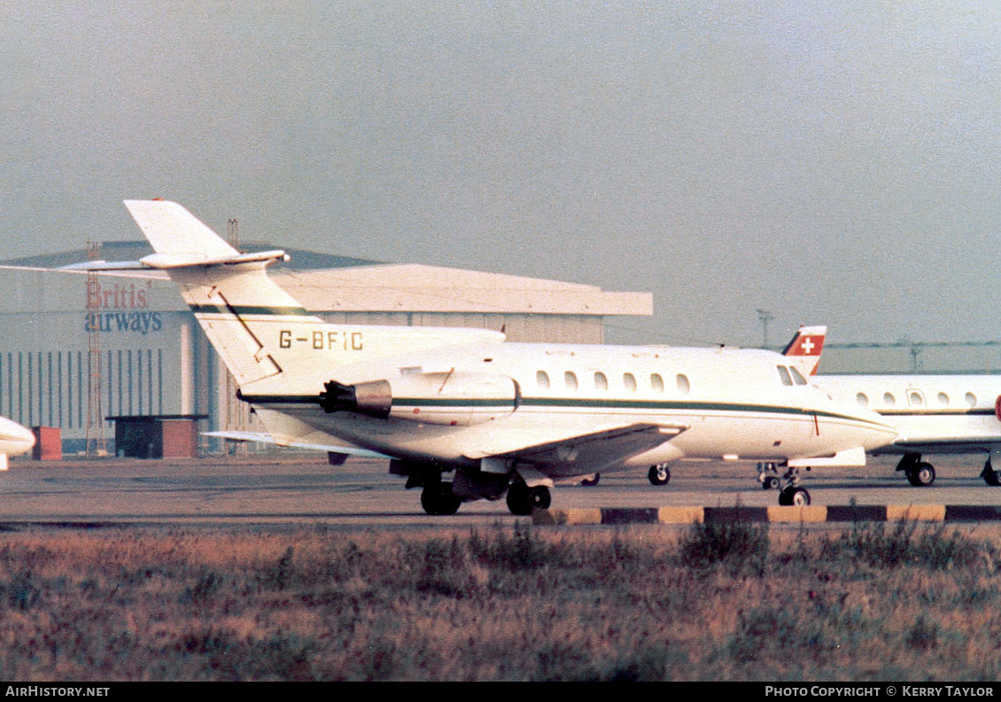 Aircraft Photo of G-BFIC | Hawker Siddeley HS-125-600B | AirHistory.net #638007