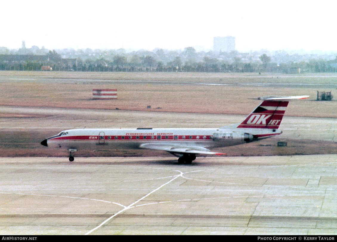 Aircraft Photo of OK-AFA | Tupolev Tu-134A | ČSA - Československé Aerolinie - Czechoslovak Airlines | AirHistory.net #638017