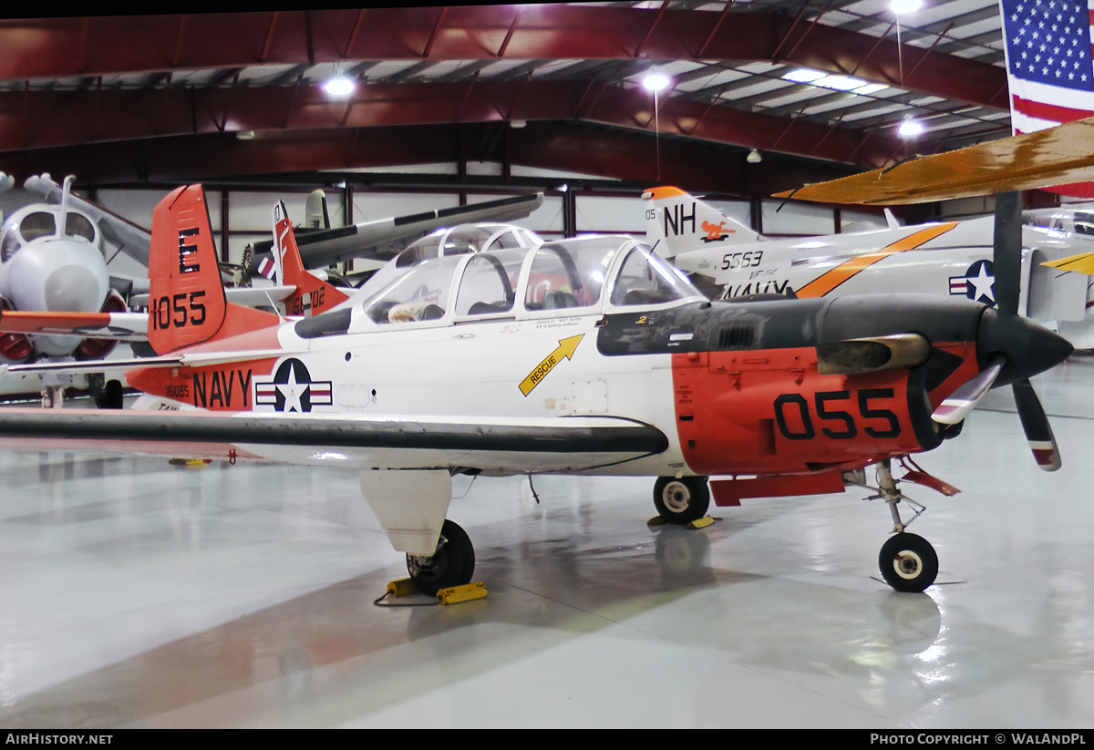 Aircraft Photo of 161055 / 1055 | Beech T-34C Turbo Mentor (45) | USA - Navy | AirHistory.net #638045