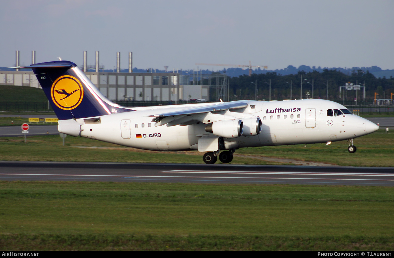 Aircraft Photo of D-AVRQ | British Aerospace Avro 146-RJ85 | Lufthansa | AirHistory.net #638095