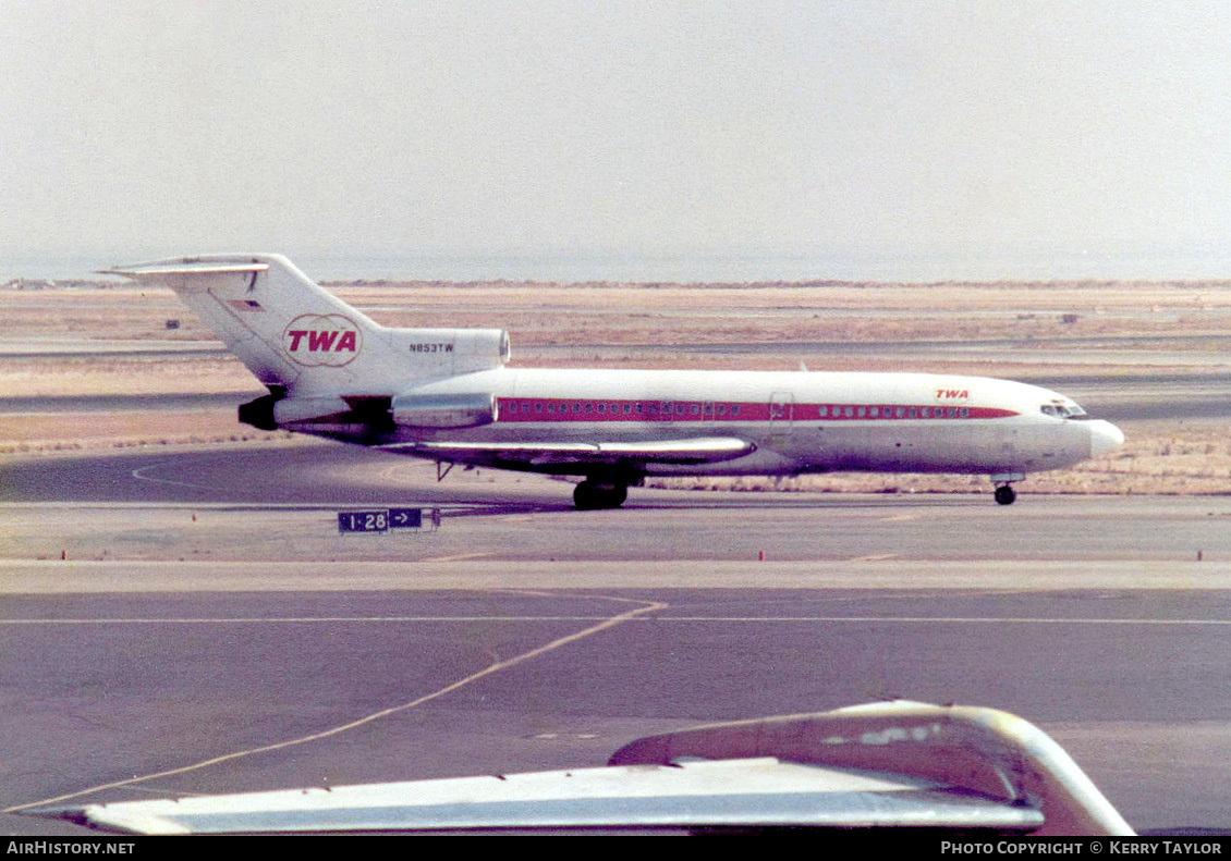 Aircraft Photo of N853TW | Boeing 727-31 | Trans World Airlines - TWA | AirHistory.net #638103