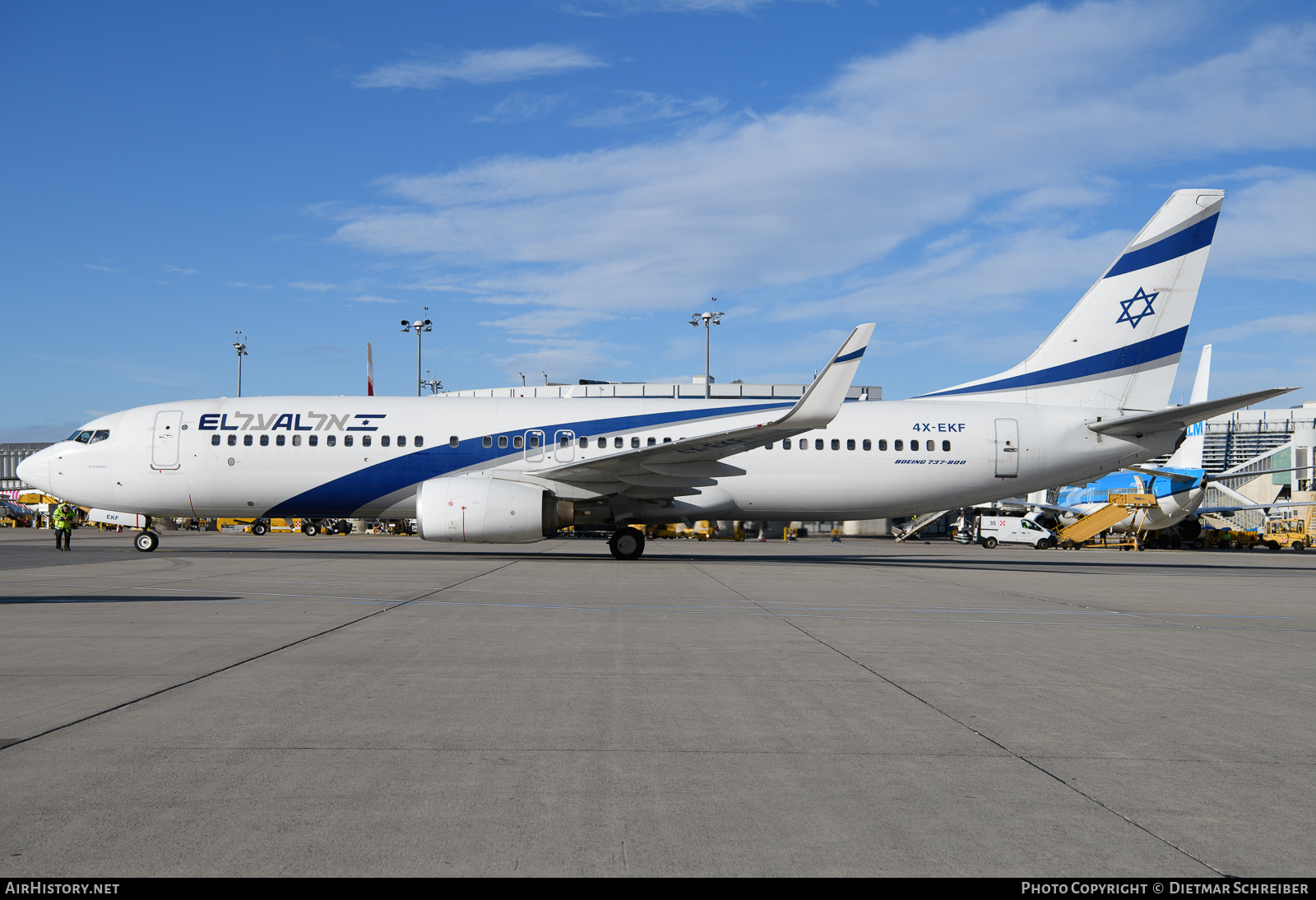 Aircraft Photo of 4X-EKF | Boeing 737-8HX | El Al Israel Airlines | AirHistory.net #638105