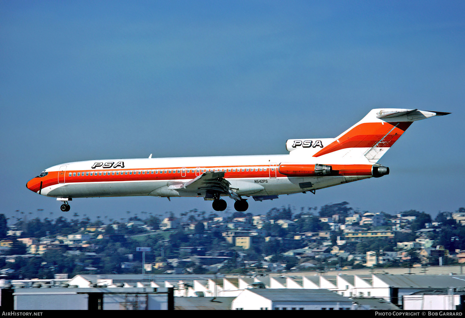 Aircraft Photo of N542PS | Boeing 727-214 | PSA - Pacific Southwest Airlines | AirHistory.net #638115