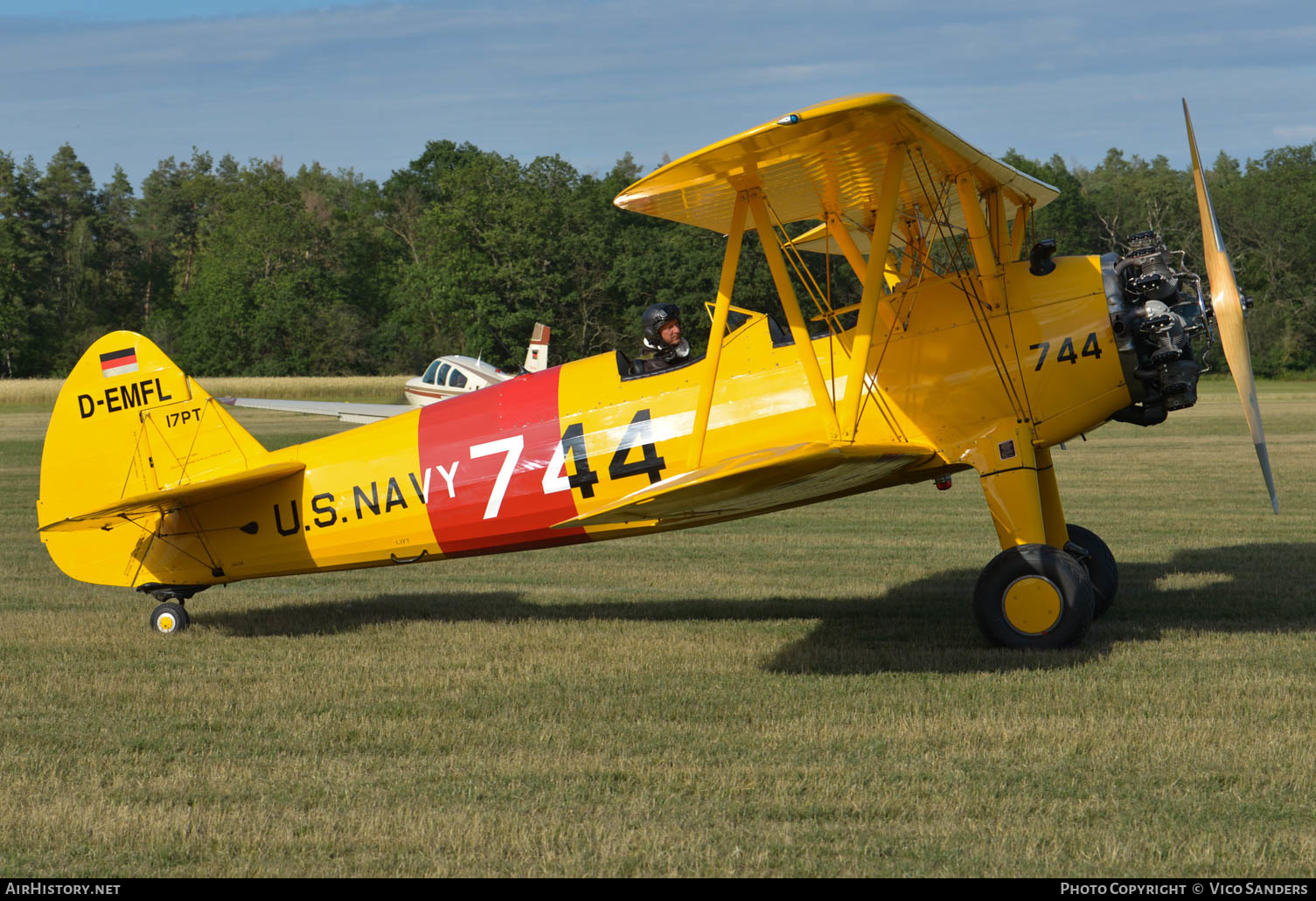 Aircraft Photo of D-EMFL / 744 | Boeing PT-17 Kaydet (A75N1) | USA - Navy | AirHistory.net #638150