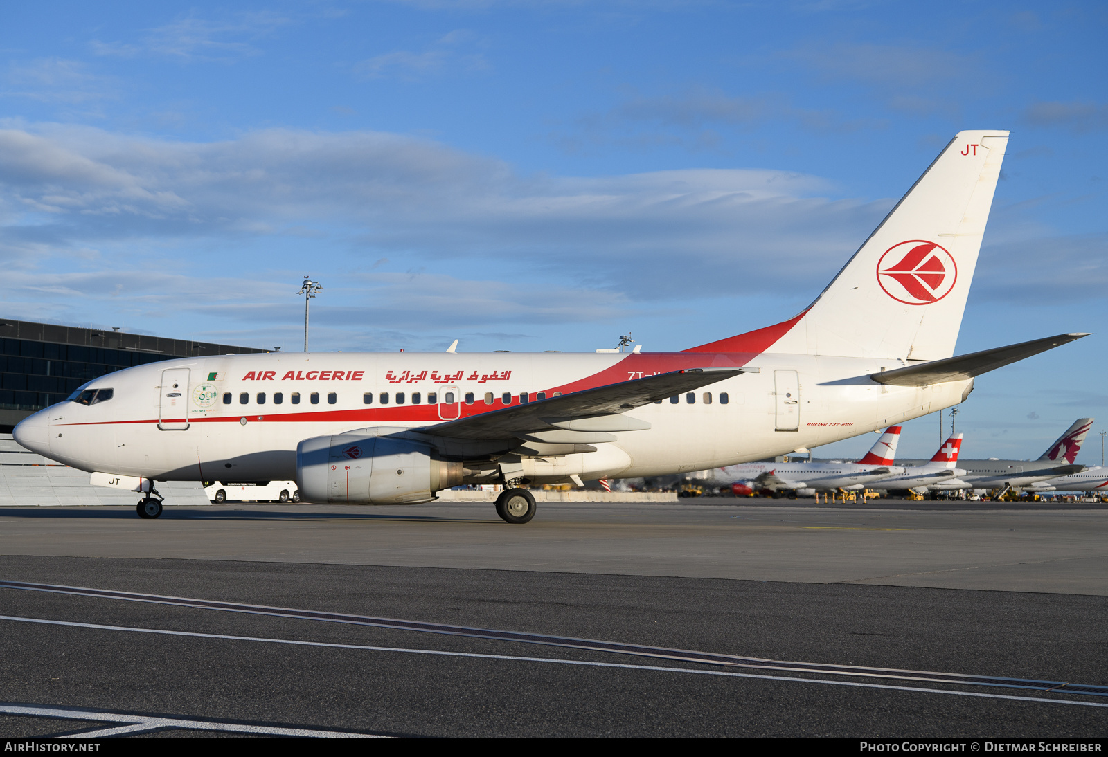 Aircraft Photo of 7T-VJT | Boeing 737-6D6 | Air Algérie | AirHistory.net #638158