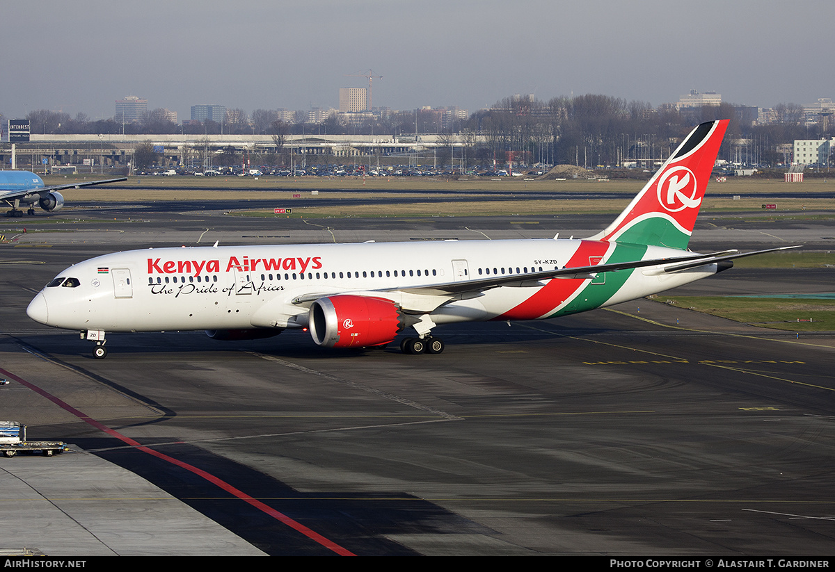 Aircraft Photo of 5Y-KZD | Boeing 787-8 Dreamliner | Kenya Airways | AirHistory.net #638161