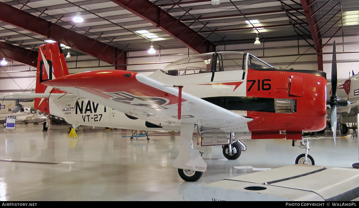 Aircraft Photo of N9025Y / 140475 | North American T-28C Trojan | USA - Navy | AirHistory.net #638166