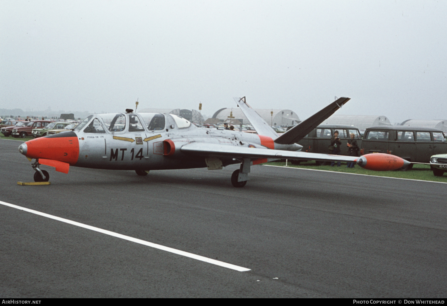 Aircraft Photo of MT14 | Fouga CM-170R Magister | Belgium - Air Force | AirHistory.net #638169
