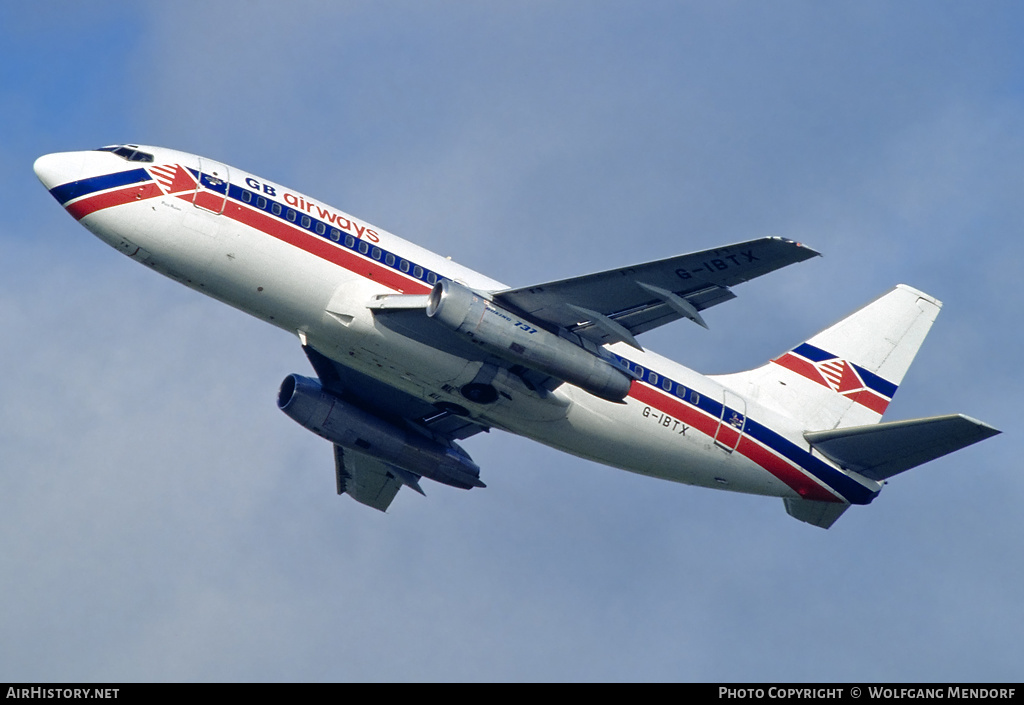 Aircraft Photo of G-IBTX | Boeing 737-2M8/Adv | GB Airways | AirHistory.net #638198
