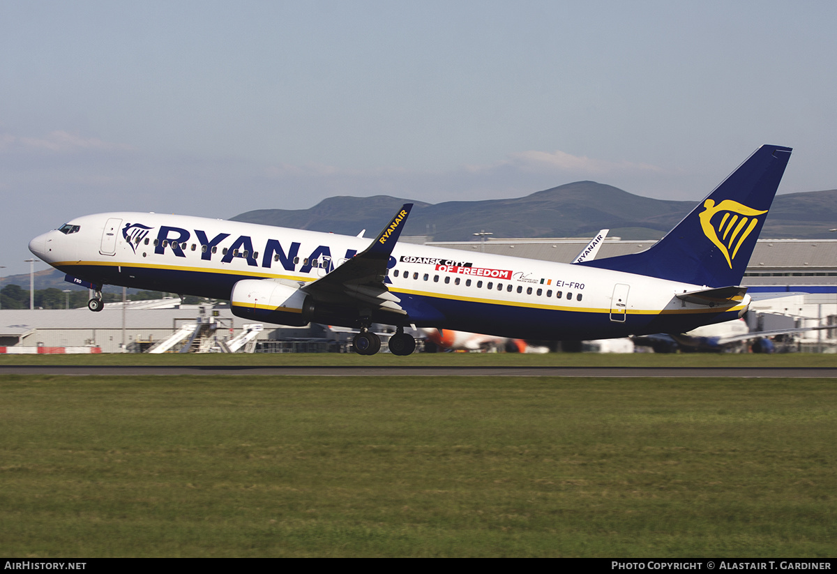 Aircraft Photo of EI-FRO | Boeing 737-8AS | Ryanair | AirHistory.net #638202