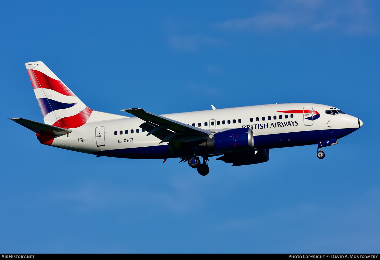 Aircraft Photo of G-GFFI | Boeing 737-528 | British Airways | AirHistory.net #638219