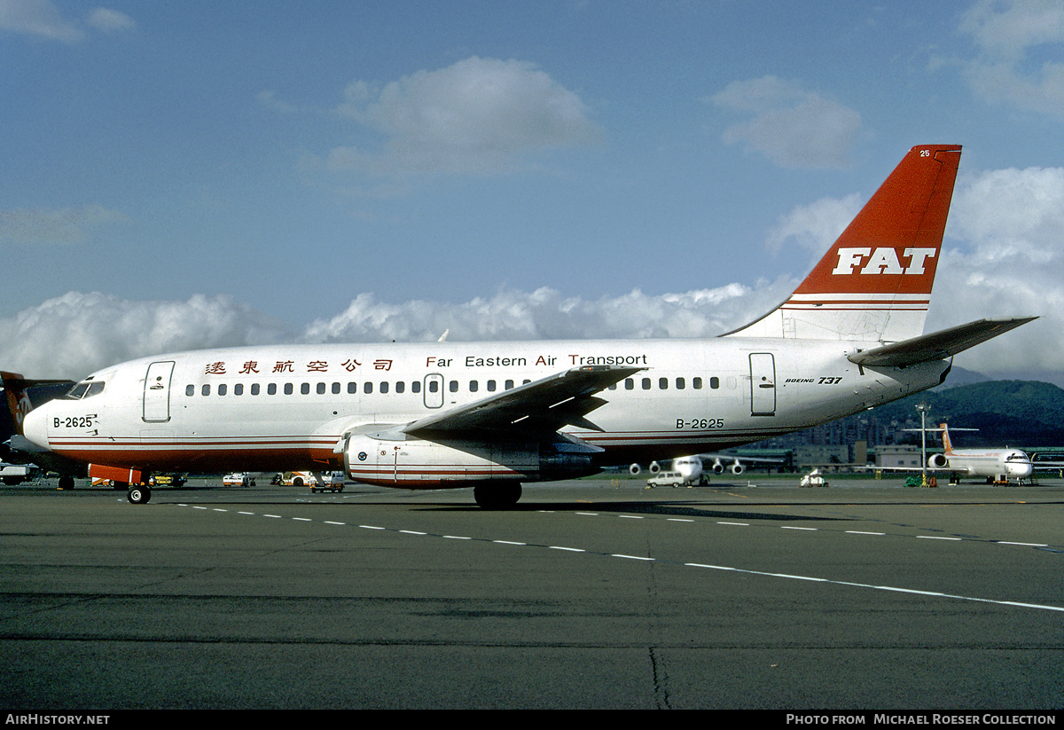 Aircraft Photo of B-2625 | Boeing 737-27A/Adv | Far Eastern Air Transport - FAT | AirHistory.net #638245