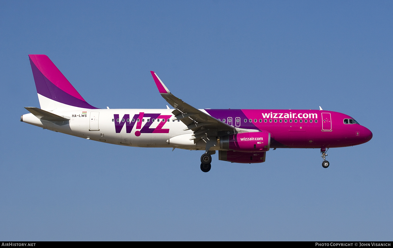 Aircraft Photo of HA-LWS | Airbus A320-232 | Wizz Air | AirHistory.net #638249