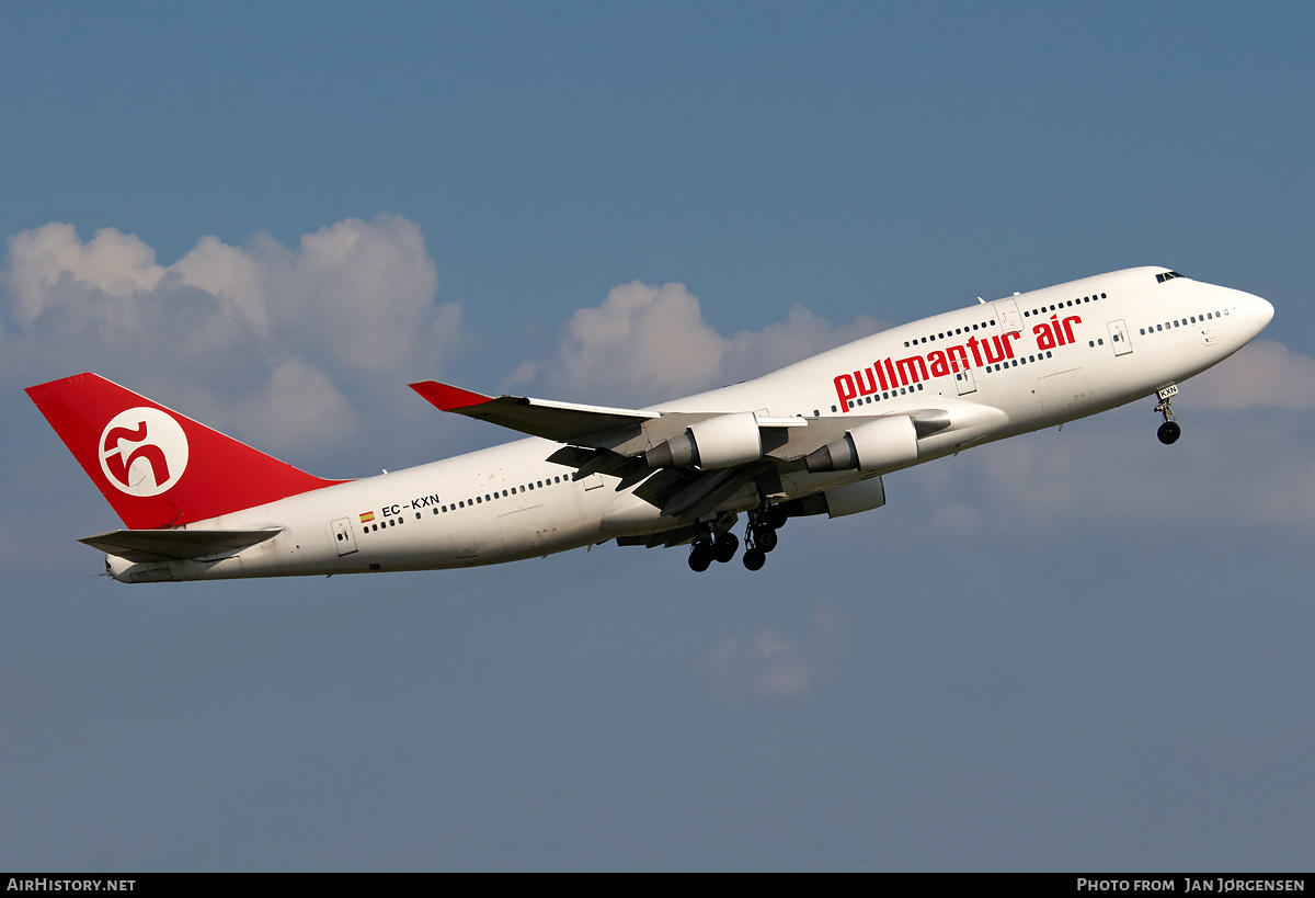 Aircraft Photo of EC-KXN | Boeing 747-4H6 | Pullmantur Air | AirHistory.net #638250