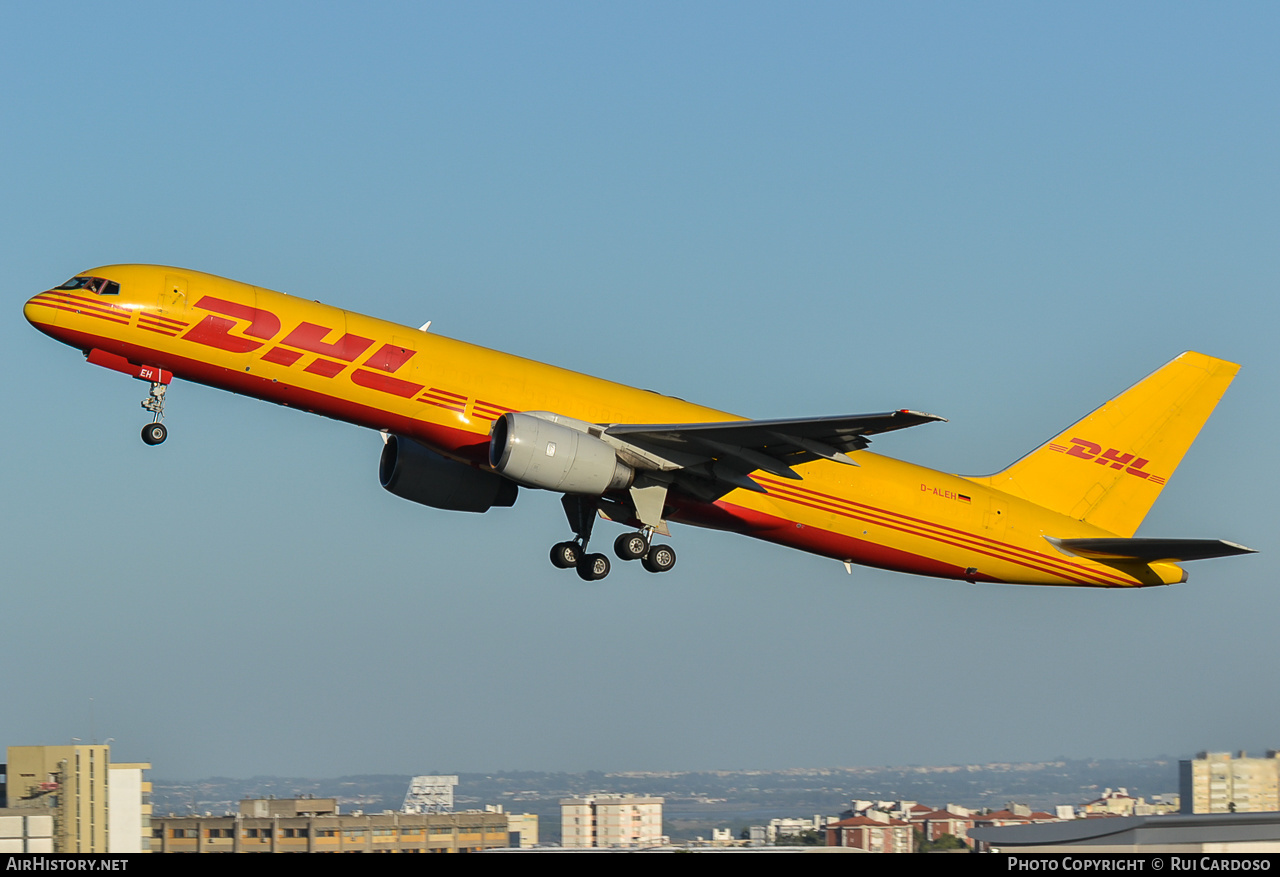 Aircraft Photo of D-ALEH | Boeing 757-236/SF | DHL International | AirHistory.net #638255