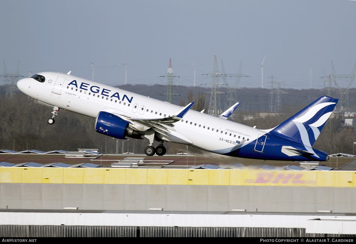 Aircraft Photo of SX-NEQ | Airbus A320-271N | Aegean Airlines | AirHistory.net #638259