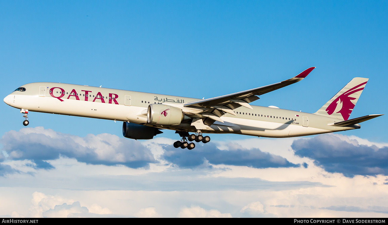 Aircraft Photo of A7-ANR | Airbus A350-1041 | Qatar Airways | AirHistory.net #638263