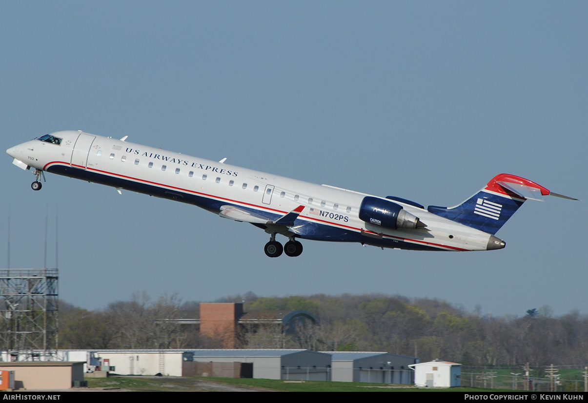 Aircraft Photo of N702PS | Bombardier CRJ-701ER (CL-600-2C10) | US Airways Express | AirHistory.net #638274