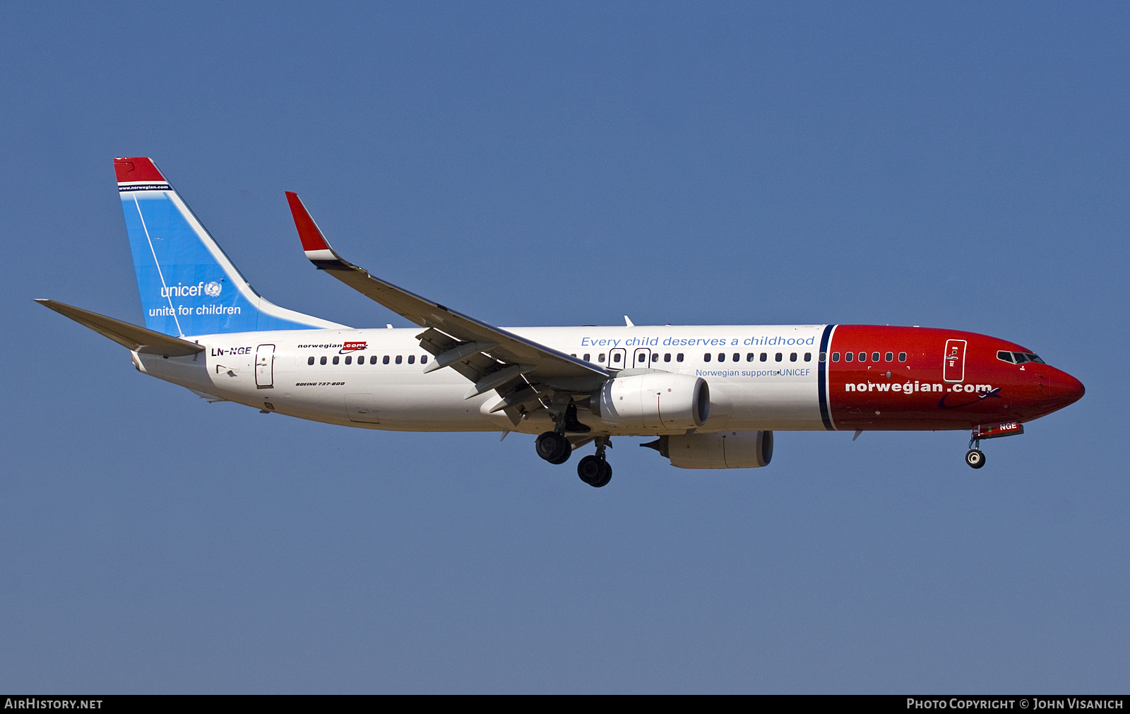 Aircraft Photo of LN-NGE | Boeing 737-8JP | Norwegian | AirHistory.net #638285
