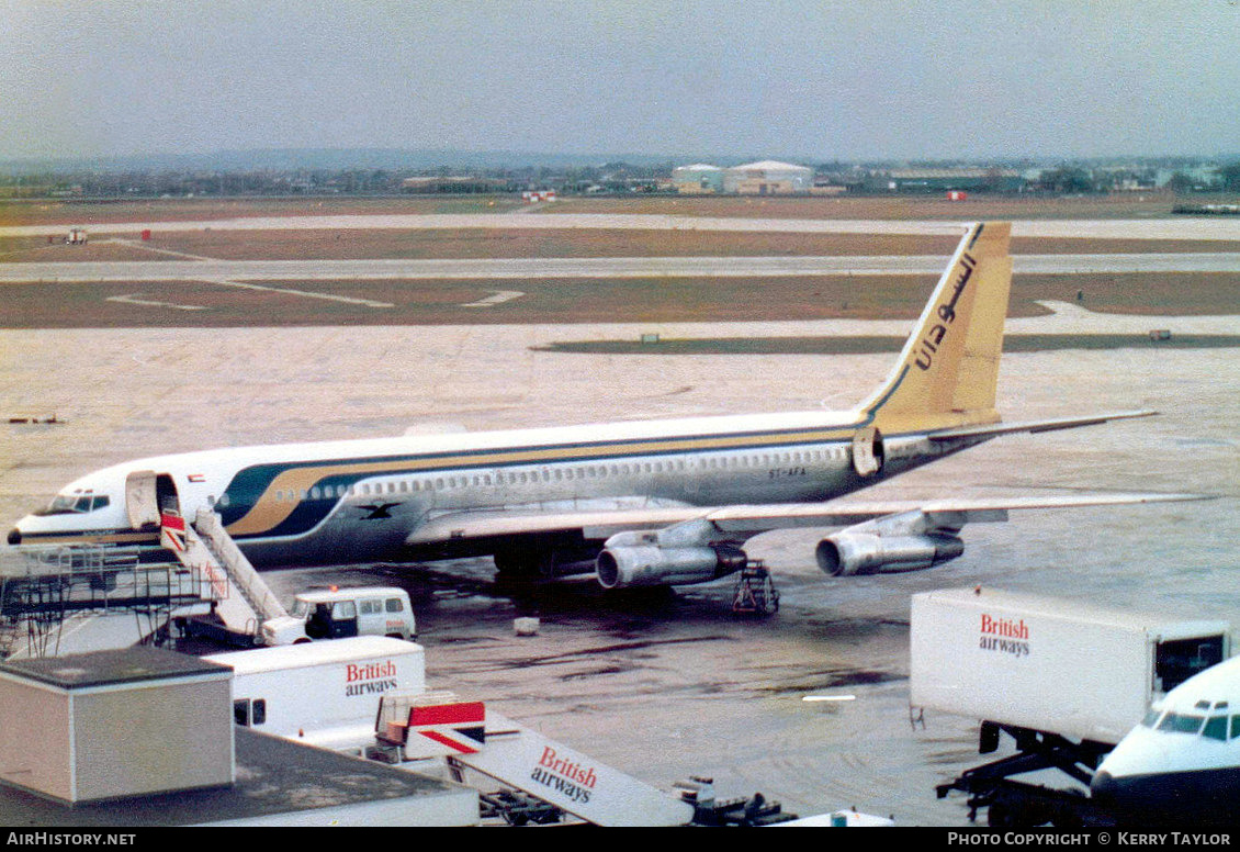 Aircraft Photo of ST-AFA | Boeing 707-3J8C | Sudan Airways | AirHistory.net #638305