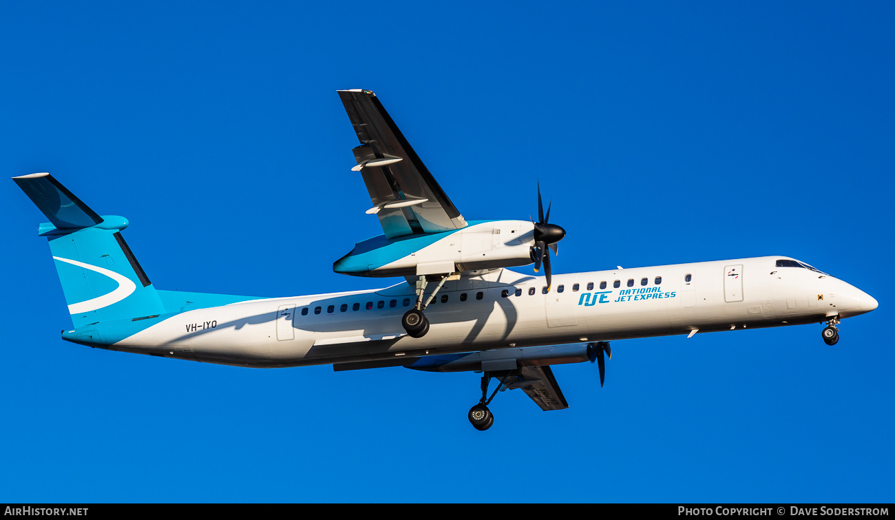 Aircraft Photo of VH-IYO | Bombardier DHC-8-402 Dash 8 | NJE - National Jet Express | AirHistory.net #638316