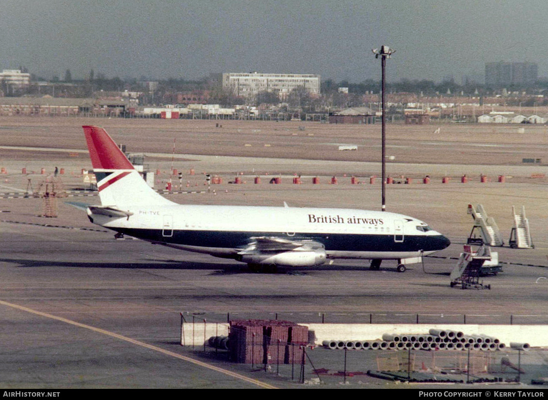 Aircraft Photo of PH-TVE | Boeing 737-2K2C/Adv | British Airways | AirHistory.net #638394