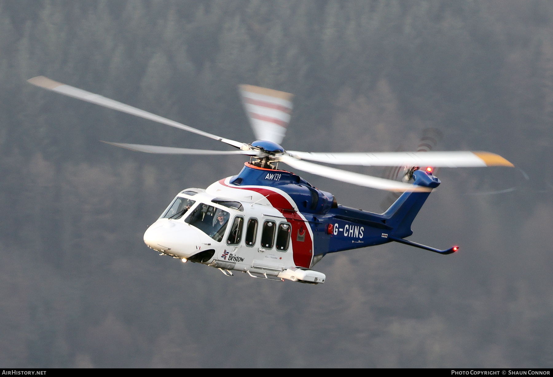 Aircraft Photo of G-CHNS | AgustaWestland AW-139 | Bristow Helicopters | AirHistory.net #638402