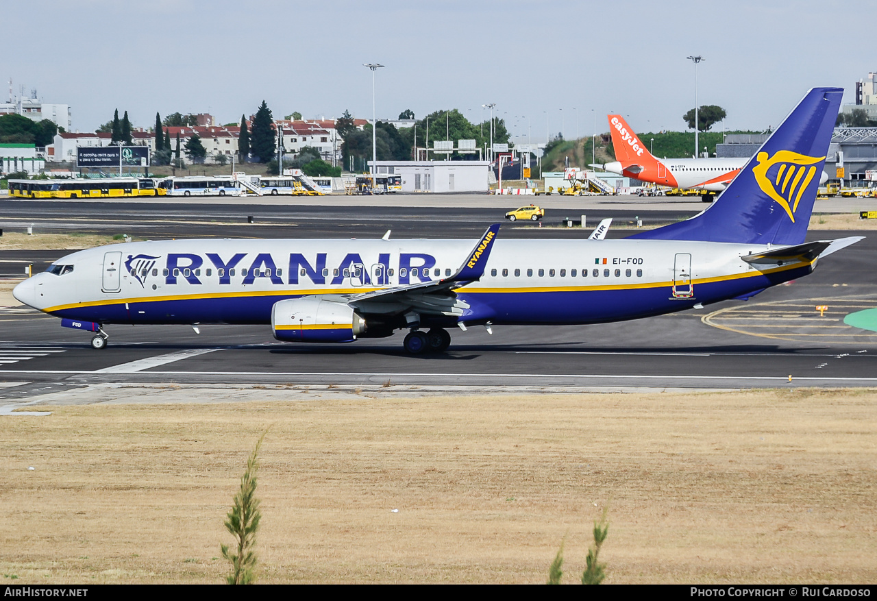 Aircraft Photo of EI-FOD | Boeing 737-8AS | Ryanair | AirHistory.net #638415