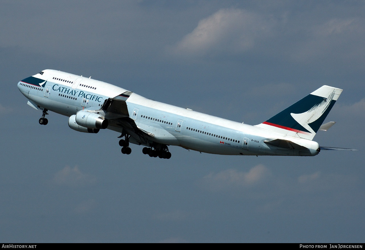 Aircraft Photo of B-HUA | Boeing 747-467 | Cathay Pacific Airways | AirHistory.net #638424