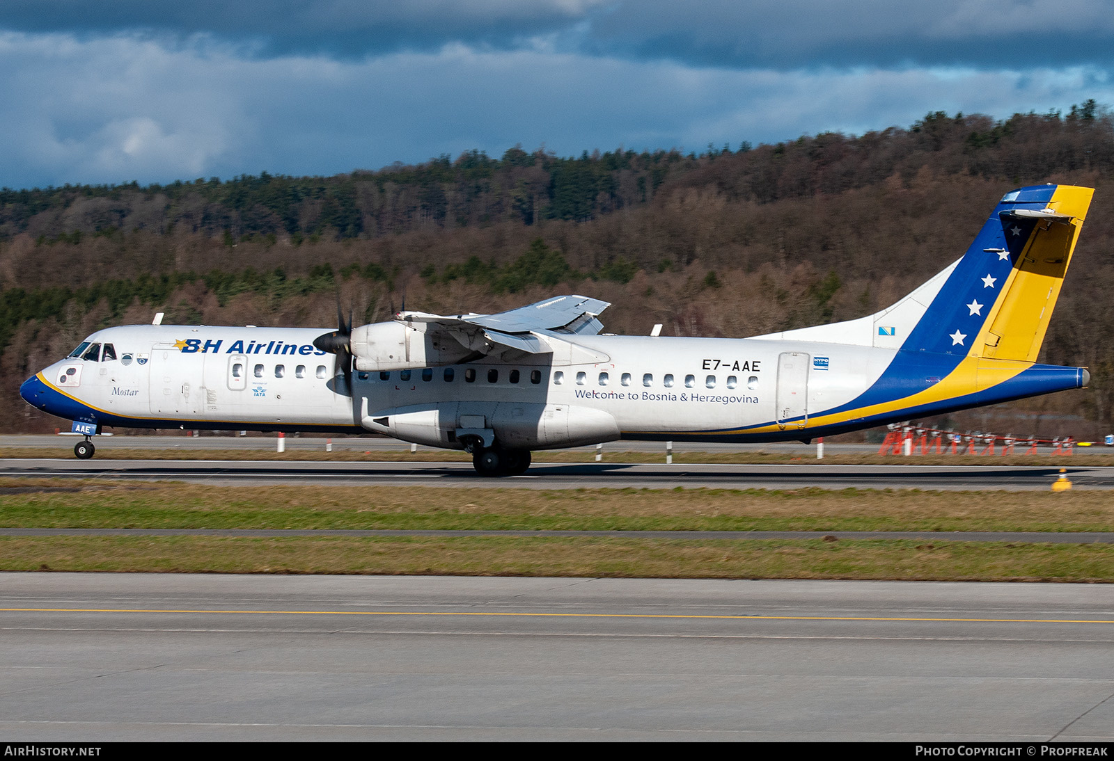 Aircraft Photo of E7-AAE | ATR ATR-72-212 | B & H Airlines | AirHistory.net #638442