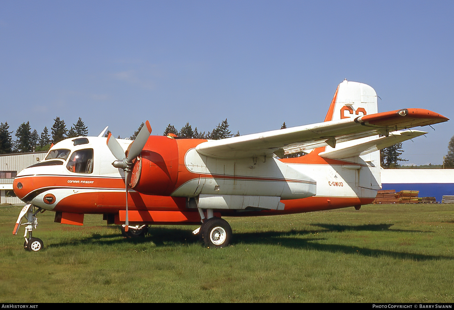 Aircraft Photo of C-GWUO | Conair CS2F Firecat | Conair Aviation | AirHistory.net #638459