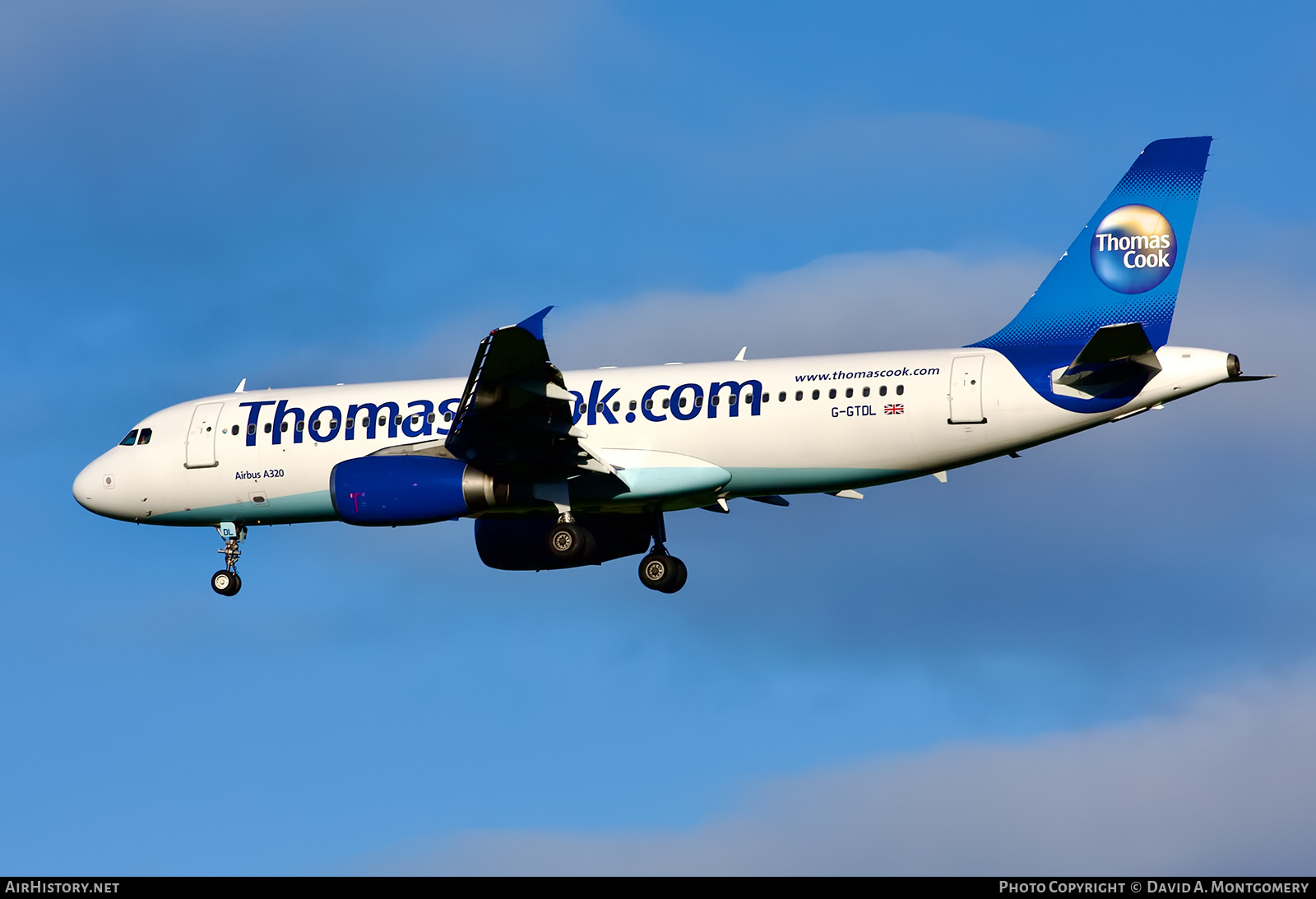 Aircraft Photo of G-GTDL | Airbus A320-231 | Thomas Cook Airlines | AirHistory.net #638460