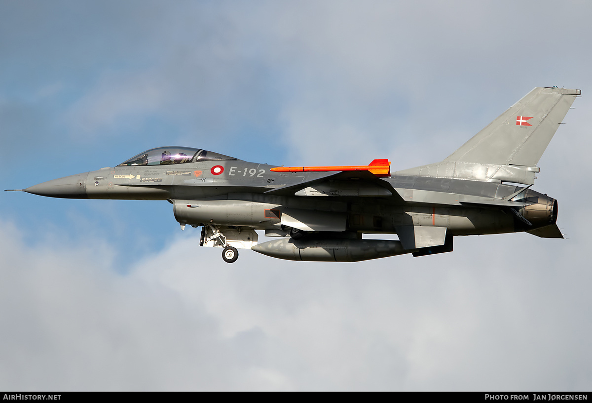 Aircraft Photo of E-192 | General Dynamics F-16AM Fighting Falcon | Denmark - Air Force | AirHistory.net #638463