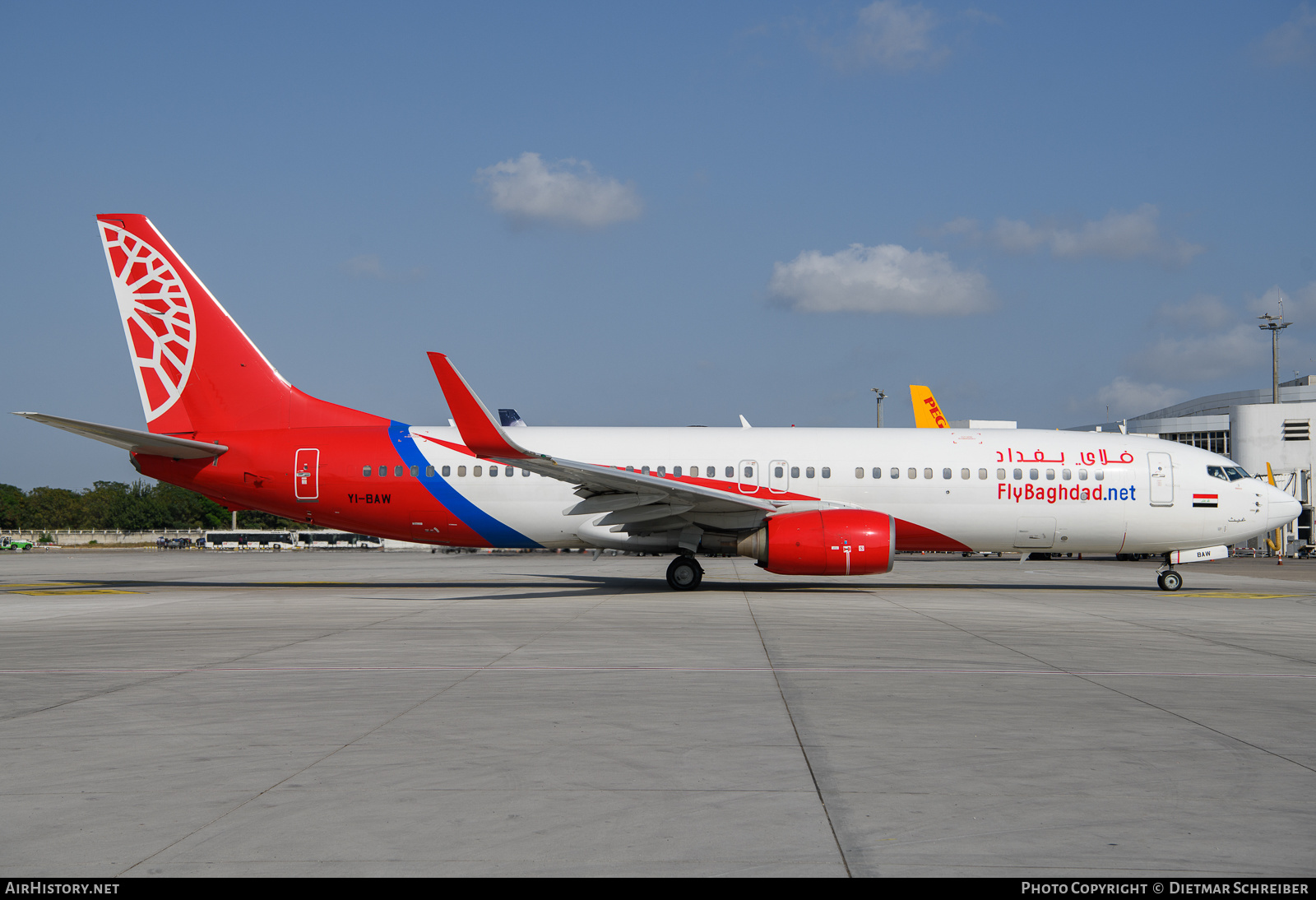 Aircraft Photo of YI-BAW | Boeing 737-8U3 | Fly Baghdad | AirHistory.net #638487