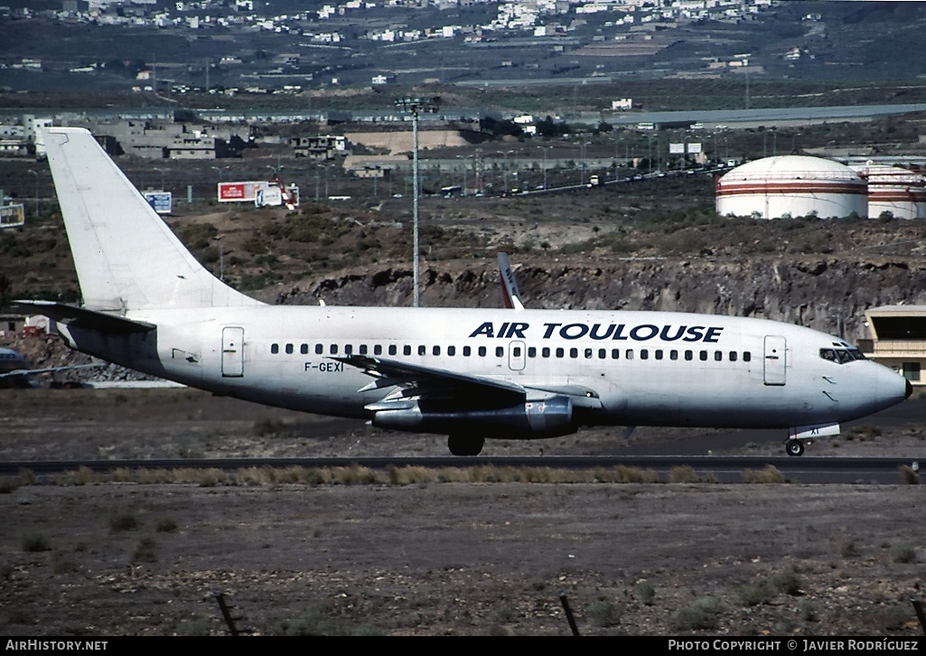 Aircraft Photo of F-GEXI | Boeing 737-2L9/Adv | Air Toulouse | AirHistory.net #638489