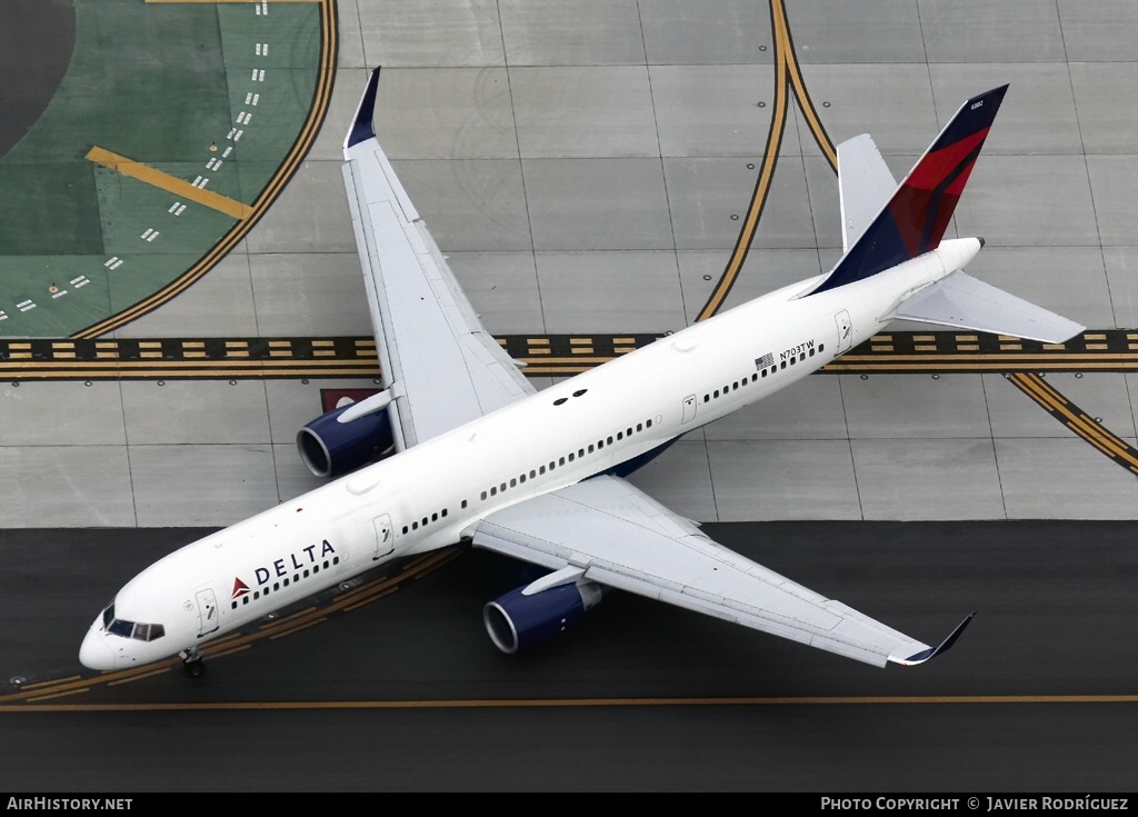 Aircraft Photo of N703TW | Boeing 757-2Q8 | Delta Air Lines | AirHistory.net #638501