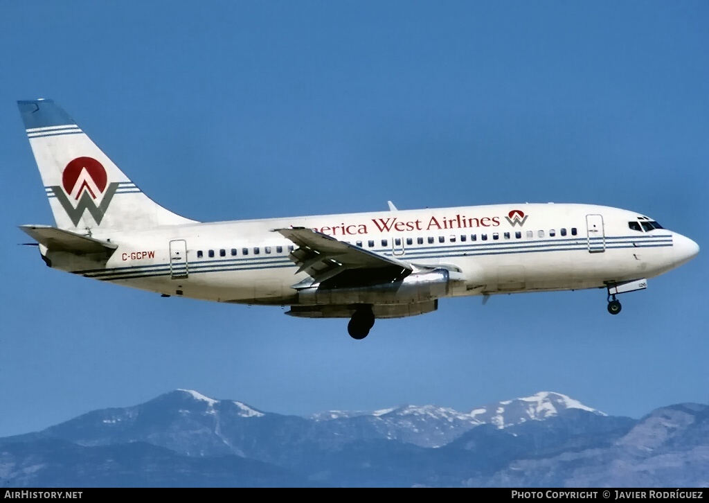 Aircraft Photo of C-GCPW | Boeing 737-275/Adv | America West Airlines | AirHistory.net #638513