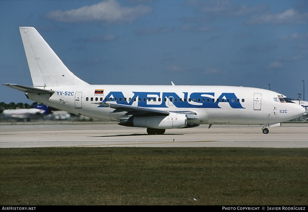 Aircraft Photo of YV-52C | Boeing 737-236/Adv | Avensa - Aerovías Venezolanas | AirHistory.net #638521