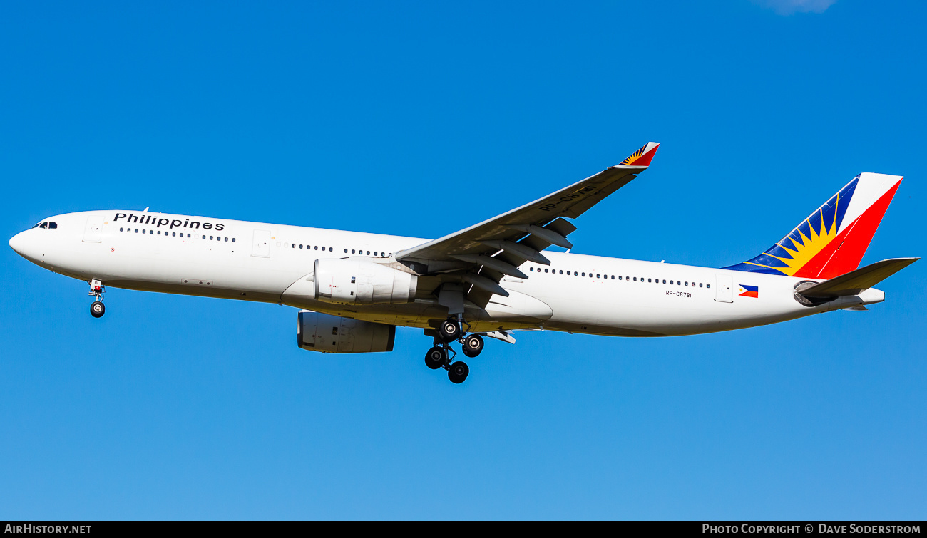Aircraft Photo of RP-C8781 | Airbus A330-343E | Philippine Airlines | AirHistory.net #638552