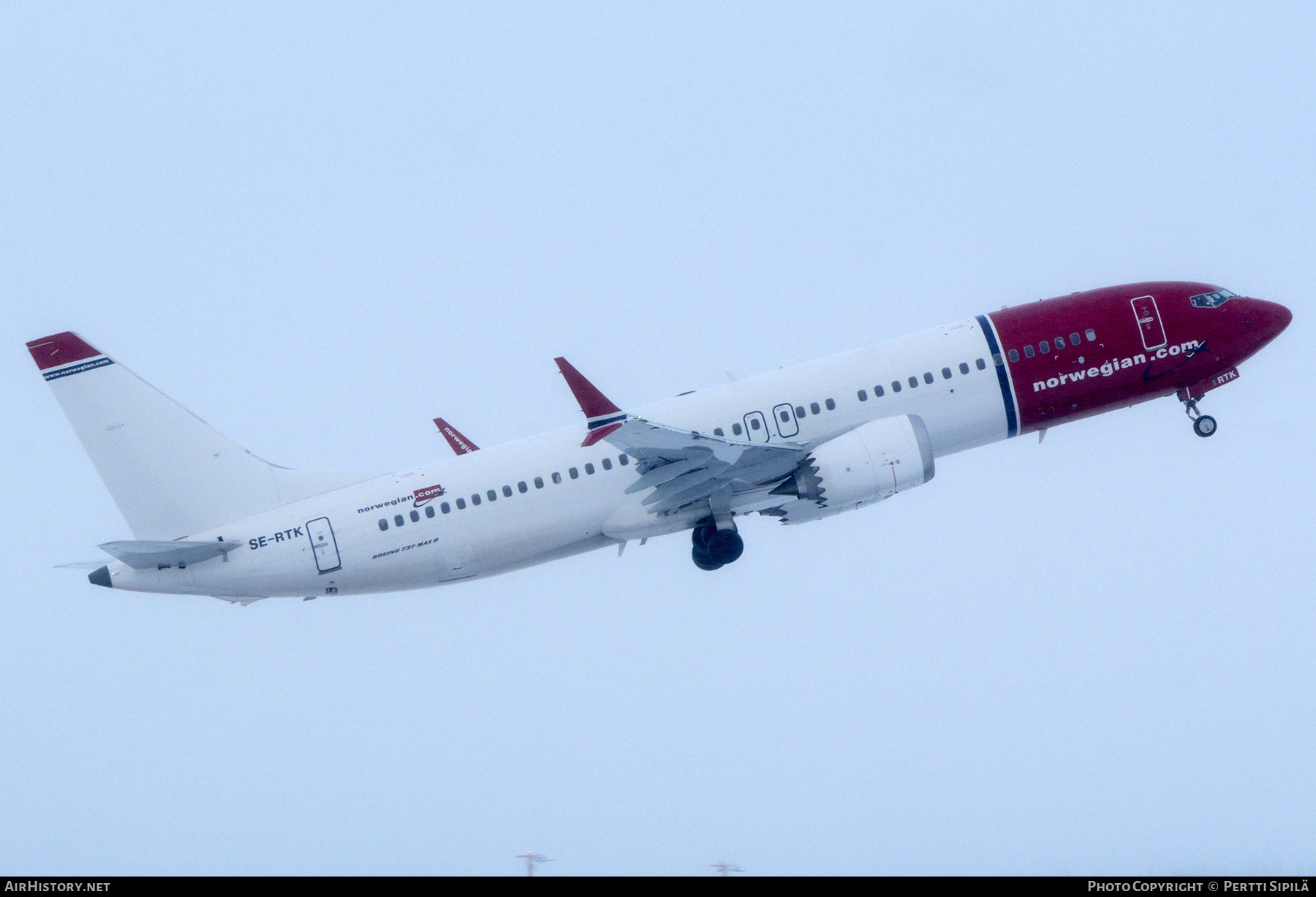 Aircraft Photo of SE-RTK | Boeing 737-8 Max 8 | Norwegian | AirHistory.net #638564