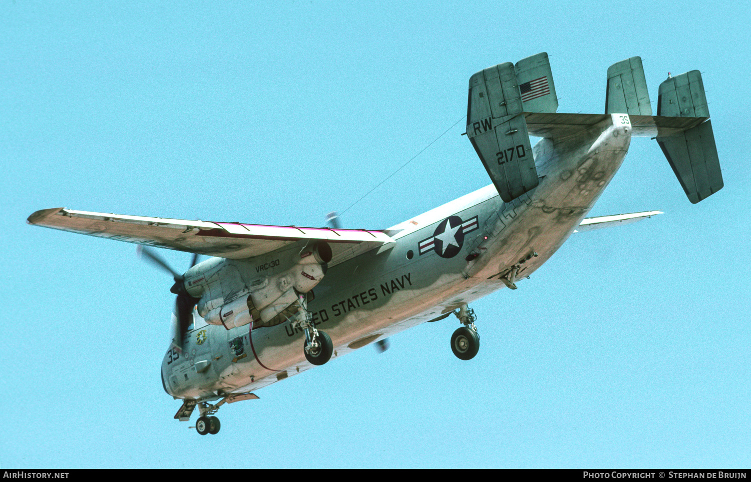 Aircraft Photo of 162170 / 2170 | Grumman C-2A Greyhound | USA - Navy | AirHistory.net #638571